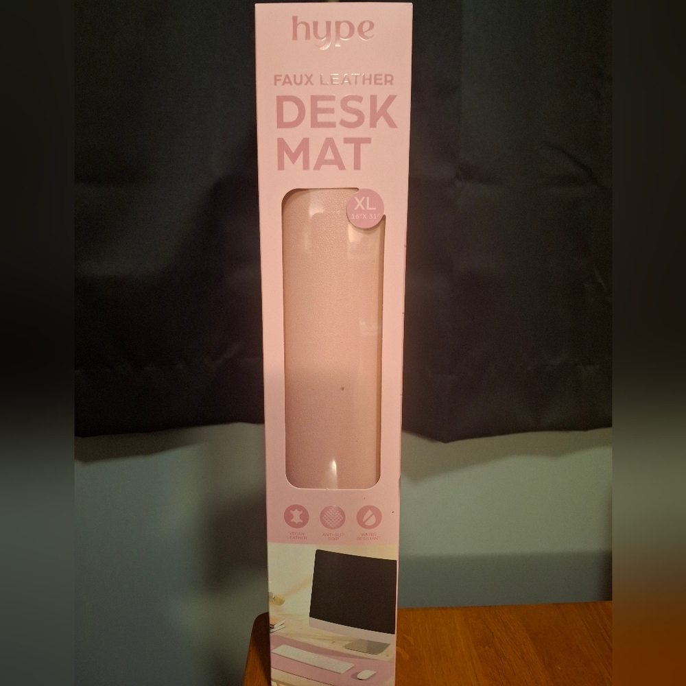 Hype Faux Leather Desk Mat